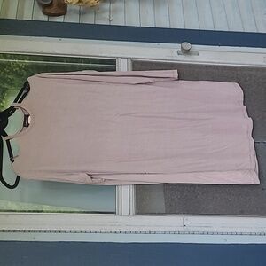 Mustard seed size large cold shoulder t-shirt dress